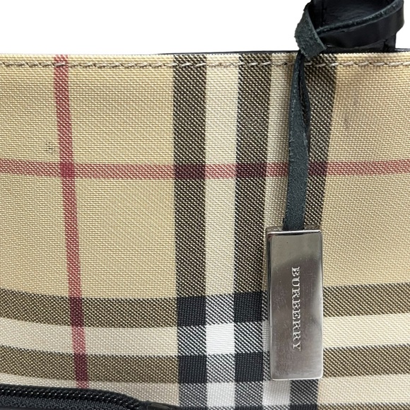 Vintage Burberry Mini Nova Check Coated Canvas Tote - Picture 9 of 12